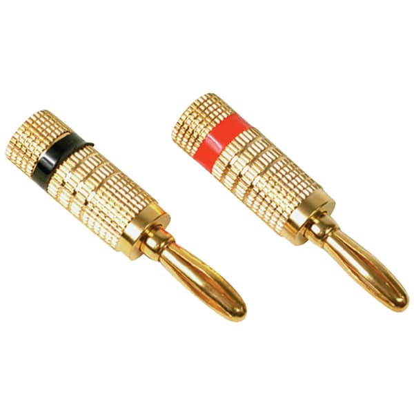 Rca Deluxe Banana Plugs, Pack/2 AH10R